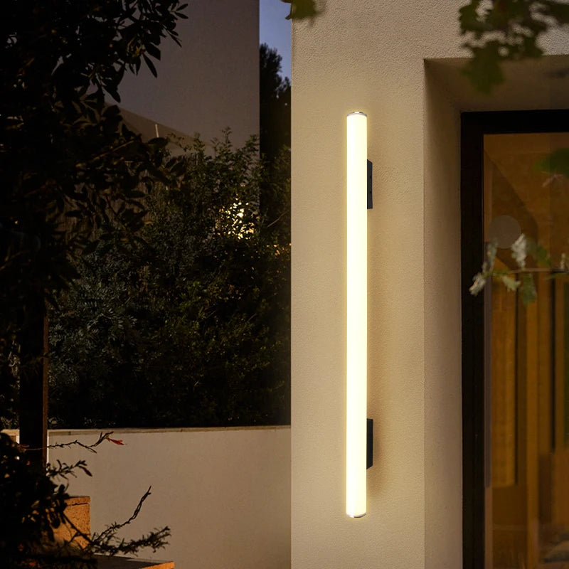 Modern Outdoor LED Wall Light- IP65 Waterproof Exterior Wall Sconce Lighting for Porch, Patio, Garage & Front Door
