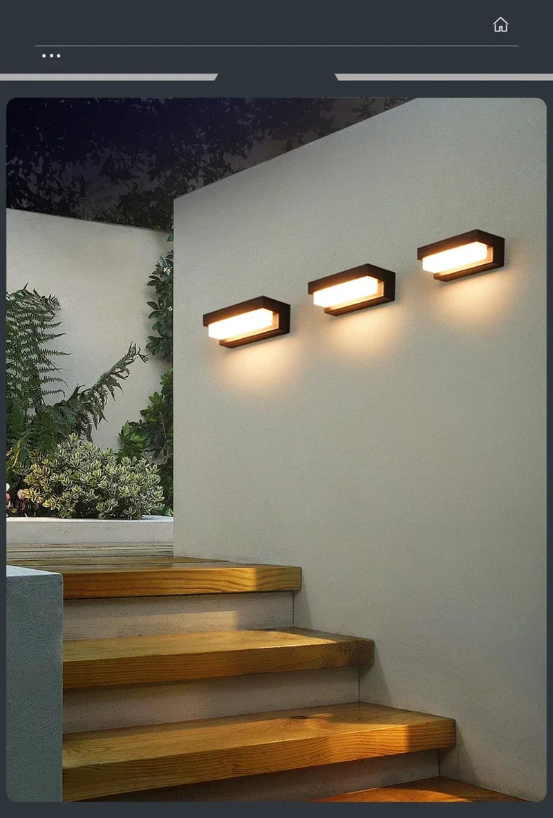 Ultra Bright Outdoor Solar Wall Lights-IP65 Waterproof Solar Powered Wall Sconce for Garden, Patio & Fence