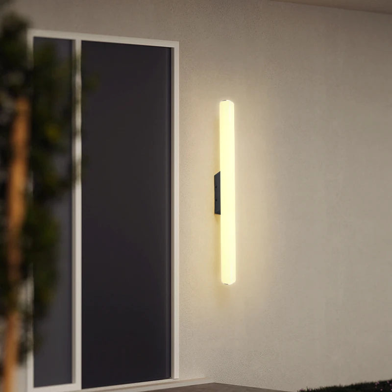 Modern Outdoor LED Wall Light- IP65 Waterproof Exterior Wall Sconce Lighting for Porch, Patio, Garage & Front Door